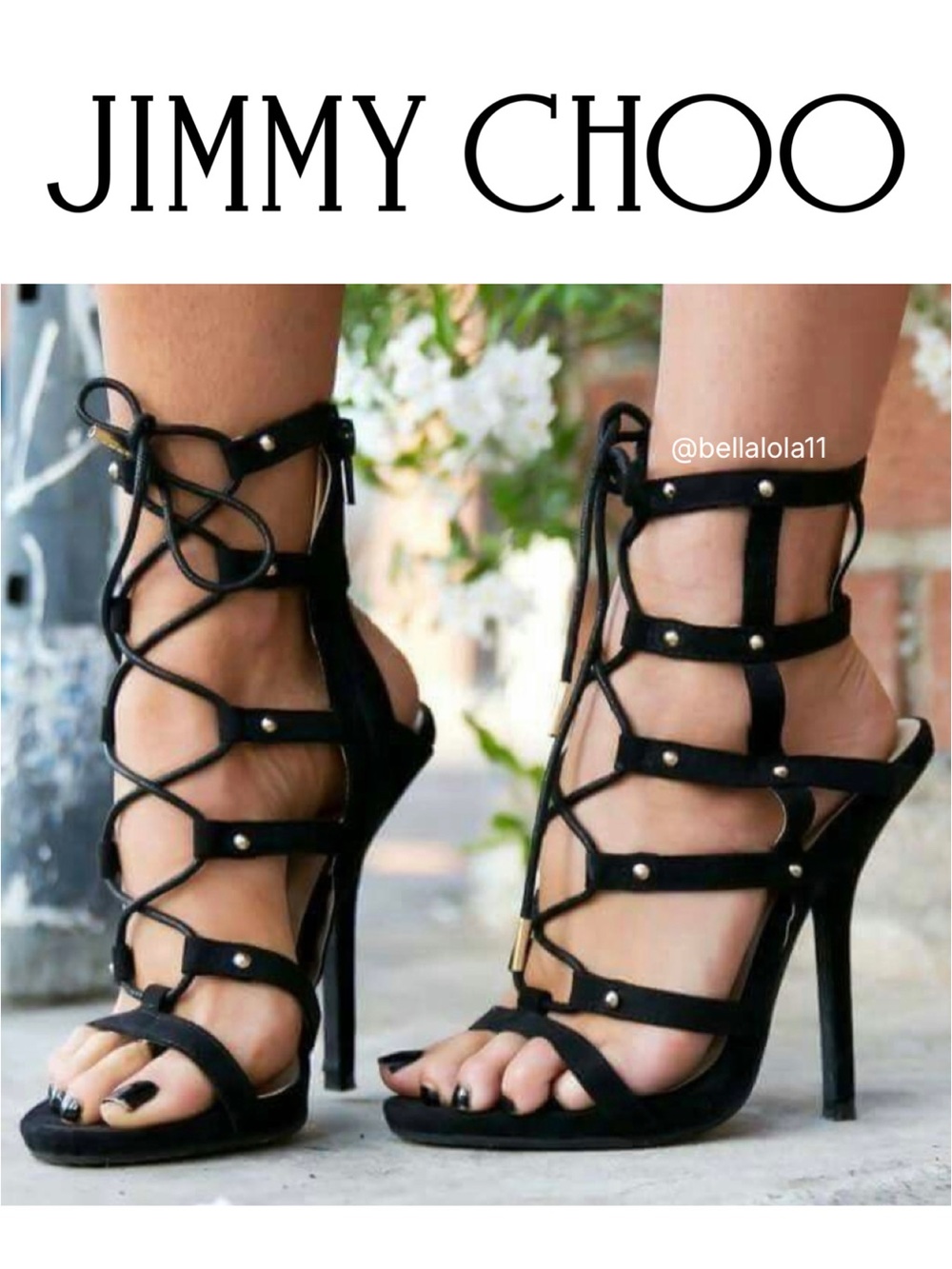 AUTHENTIC JIMMY CHOO GLADIATOR HEELS